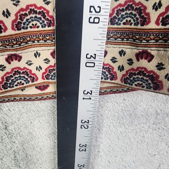 Womens Abercrombie & Fitch Retro Print Dress 3/4 Sleeve Round Neck Size XS - Picture 13 of 14